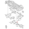 VAG AUDI VW Q7 Touareg 4MB 4MG CR7 Požeminė apdaila Originali 4M0825205M