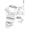 VAG AUTENTIŠKAS OEM Audi A5 S5 Bamperio Traukimo Kabliuko Akių Dangtelis Padengtas 8T0807241FGRU