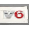 Vag Chromas Raudonas Ženklas Volkswagen Golf Fox Polo 1J0853675AAGQF Originalus