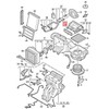 VAG Dangtis Dulkių Žiedadulkių Filtras Audi A3 Golf Passat Originalus 5Q0819422A