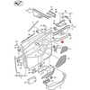 Vag Dekoratyvinis Įdėklas Sidabrinis Aliuminis Audi A5 S5 2017 2024 Originalus 8W6867410Q1NK