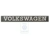 VAG Derby Mk1 Golf Mk1 Jetta Mk1 Polo Mk1 Scirocco Mk1 Inscription Juodas Satinas Chromas Originalus 171853685AFQ8