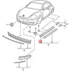 VAG Durų Dangtelis Satino Juodos Spalvos Volkswagen Beetle 2012 2017 Originalus 5C5854940M9B9