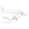 Vag Eko Galinis Izmetimo Vamzdis Volkswagen Polo Hatchback 86C 1991 1994 Originalus 867253609AH