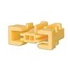 VAG Flat Kontaktas Būsto 2 Pin Geltonas Originalus 1H0972479