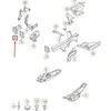 Vag Fragmentas Stringerio Audi A4 2001 2006 Originalus 8D0803104A