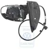 VAG Galia A4 A6 A8 Atgalinio Veidrodytuose Būdas Satin Juodas Originalus 1K1857508A9B9
