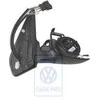 VAG Galinio Veidrodžio Korpusas Satino Juodas Bora Golf Mk4 1998 2006 Originalus 1J1857508G01C