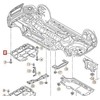 Vag Garsas Izoliacijos Dangtelis Audi A1 2015-2016 Originalus 6R0825235E