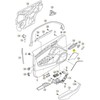 VAG Garsiakalbio Grotelės Sabre Juodos Audi A3 2016 8V3035409A4PK Originalus