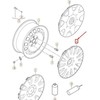 VAG Genuine Brilliant chromedolomite pilkimo žiedai VW 1K0601147GQLV