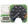 Vag Golf Country Golf Mk2 Jetta Mk2 Multifunction display su tachometru 193919044