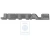 Vag Golf Mk2 Jetta Mk2 1984 1986 Inskripcija Juodas Satinas Chromas Originalus 165853687GX2