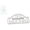 Vag Golf Mk2 Jetta Mk2 Adhesive Inscription Diamantsilber Ziegelrot Originalus 191853750JYG9