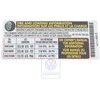 Vag Golf Mk6 2009 2011 Padangos Slėgio Etiketė Originalus 1K0010466R