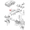 Vag Išorinis Durų Rankenas Satino Juodas Volkswagen Golf 1H 1992-1998 Originalus 1H0837207B3FZ