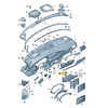 VAG Jungiklio Apdaila Maurai Ruda Audi A6 Avant 2011 2017 Originalus 4G1858342BD6