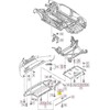 VAG Kairės Pusės Priekinio Rato Spoileris Audi A5 S5 2008 2011 Originalus 8T0853887G