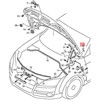VAG Kampuolio Danga Audi TT TTRS 2007 2014 Originalus 8J0823125B