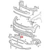 Vag Licencijos Plokštės Laikiklis 2017 2024 Volkswagen Tiguan Originalus 5NA807285K9B9