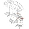 VAG NAUJA OEM AUDI Q3 8U GALINĖ DEŠINĖ POŽEMIO APDAILA 8U0825216B ORIGINALI