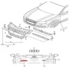 VAG NAUJA OEM Originali Audi A5 2008- Galinė raidžių emblema 8T08537412ZZ