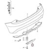 VAG NAUJAS AUDI A1 2011 - 2014 ORIGINALUS GALINIS BAMPEKAS TRAUKIMO KABLIUKO DANGTELIS 8X0807397 9B9