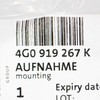 VAG NAUJAS AUDI A6 C7 PRIEKINIS KAIRĖS PARKAVIMO JUTIKLIO LAIKIKLIS 4G0919267K OEM