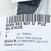 VAG NAUJAS AUDI RS5 8W6 PRIEKINIS KAIRĖS PUSĖS KREIVĖS EMBLEMA ŽENKLAS 8W6853601DPUZ ORIGINALUS