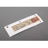VAG Naujas originalus 2.0 TSI Volkswagen automobilio chromo ženklelis OEM 3C0853675AGGQF