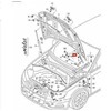 VAG NAUJAS ORIGINALUS AUDI A3 2013-2016 PRIEKINIS KAPOTO VYRIS AVARIJOS JUTIKLIS 8V0823823F