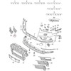 VAG Naujas originalus AUDI A3 8V priekinis dešinysis apatinis buferio groteles 8V5807682A9B9 OEM