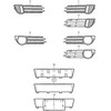 VAG NAUJAS ORIGINALUS AUDI A3 PRIEKINIS BUFERIS NUMERIO PLOKŠTĖS PAGRINDAS 8P4807285G 1QP