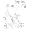 VAG Naujas originalus AUDI A4 A5 A6 A7 sėdynės viršutinės tvirtinimo dangtelis juodas 8K08577634PK OEM