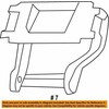 VAG NAUJAS ORIGINALUS AUDI A5 S5 RS5 UŽSAUGIMO LAIKIKLIS PRIEKYJE DEŠINĖJE PUSĖJE O/S 8T0955636A