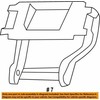 VAG NAUJAS ORIGINALUS AUDI A5 S5 RS5 UŽSAUGIMO LAIKIKLIS PRIEKYJE DEŠINĖJE PUSĖJE O/S 8T0955636A