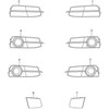 VAG NAUJAS ORIGINALUS AUDI A6 ALLROAD 13-17 PRIEKINIS BAMPERIS APATINIS KAIRĖS PUSĖS ORA VADOVO GROTELĖS