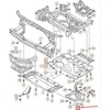 VAG NAUJAS ORIGINALUS AUDI A6 C7 PRIEKINIS KAIRĖS PUSĖS RATO SPOILERIS PURVO APSAUGA