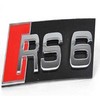 VAG NAUJAS ORIGINALUS AUDI A6 S6 RS6 CHROMO RS6 PRIEKINIS GROTELIŲ ŽENKLAS EMBLEM 4G0853736D 2ZZ
