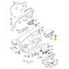 VAG Naujas originalus AUDI A6/S6/RS6 galinis dešinės pusės durų garsiakalbio groteles 4G00354104PK