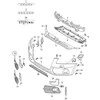 VAG Naujas originalus AUDI Q5 priekinis dešinysis oro gido groteles satino juodos spalvos 8R0807682AABFM OEM