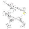 VAG Naujas originalus AUDI Q7 priekinio vairuotojo pusės lango valytuvo svirtis RHD 4L2955408A1P9 OEM