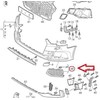 VAG Naujas originalus AUDI RS3 priekinis bamperis apatinis dešinysis oro ventiliacijos groteles juodas 8V5807682QT94