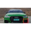 VAG Naujas originalus AUDI RS3 priekinis bamperis apatinis kairysis oro ventiliacijos groteles juodas 8V5807681AGT94