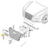 VAG Naujas originalus Audi RS5 priekinis bamperio centrinis groteles aliuminis matinė 8T0853651JMOJ OEM
