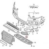 VAG NAUJAS ORIGINALUS AUDI RSQ3 2014-2018 DEŠINIS PUSĖS BAMPEŲ ORA KREIPTUVAS 8U0807682GT94