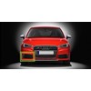 VAG NAUJAS ORIGINALUS AUDI S1 15-17 PRIEKINIS BUFERIS DEŠINĖS PUSĖS ORA VADOVAS GROTELĖS ALIUMINIO MATINIS
