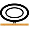 VAG Naujas originalus Audi sandarinis žiedas 1H0121687A / 1H0-121-687-A OEM