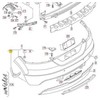 VAG Naujas originalus AUDI TT/TTS/TTRS galinis bamperis dešinės pusės tvirtinimo juosta 8J0807740 OEM