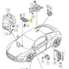 VAG Naujas originalus AUDI TT/TTS/TTRS R8 priekinis prietaisų skydelio garsiakalbis centras 8J0035362 OEM